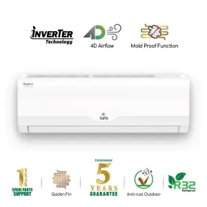 SAFE 1.5 Ton Inverter Intelligent Split AC (Air Conditioner) E18KINV