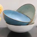 Nordic Style Tableware Bowls/ Ceramic Home Instant curry, Noodle, Soup, Restaurant Simple Creative Ramen Bowl- 1piece(6inch)