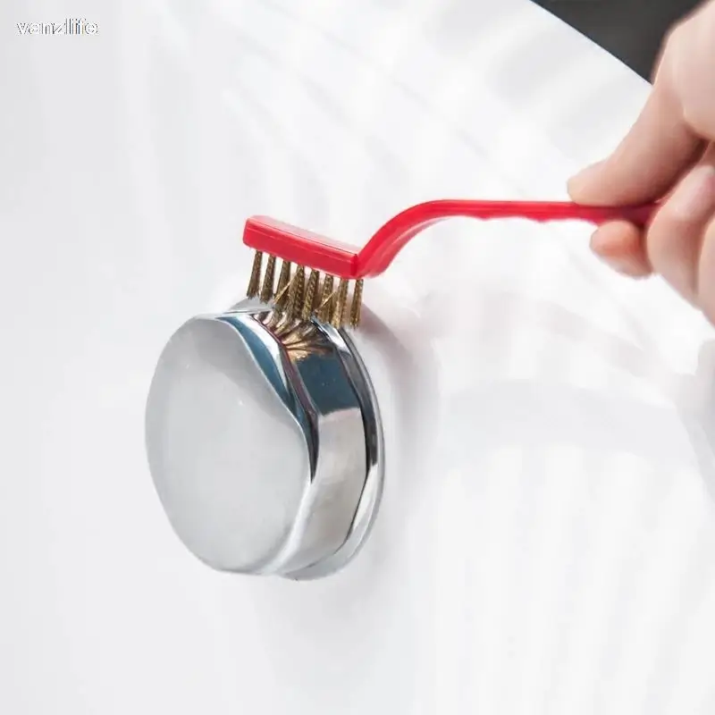 Stainless Steel Brush Brass Cleaning/ Brush Polishing Rust Remover Metal Wire Brush Cleaning Tool Family- 3pcs Set (7inches)