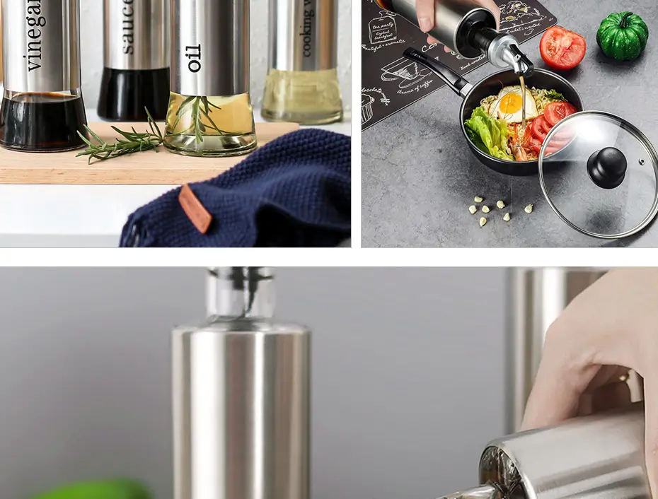 Kitchen Oil Jar Glass- 500ml