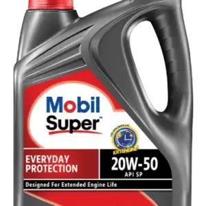 Mobil SuperTM Everyday Protection 20W-50 Synthetic-Technology for Car- 4 Liter