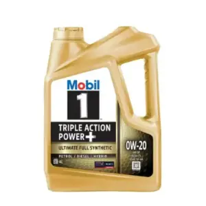 Mobil 1TM 0W-20 Full-Synthetic for Car- 4 Liter