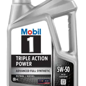 Mobil 1TM 5W-50 Full-Synthetic for Car- 4 Liter
