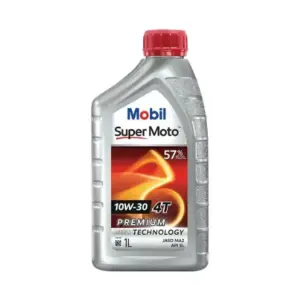 Mobil Super MotoTM 10W-30 4T Synthetic-Technology for Motorcycle- 1 Liter