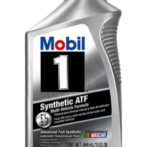Mobil 1TM Synthetic ATF Automatic Transmission Fluids for Vehicle Care- 0.946 Liter