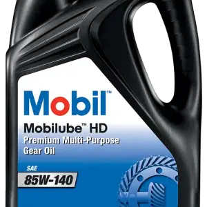MobilubeTM HD 85W-140 Gear Lubricant for Vehicle Care- 4 Liter
