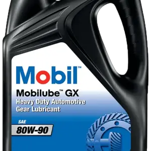 MobilubeTM GX 80W-90 Gear Lubricant for Vehicle Care- 4 Liter