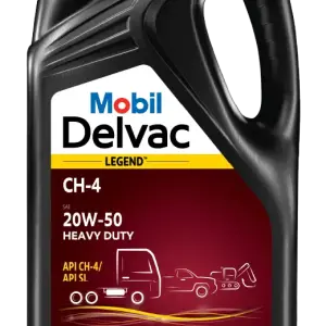 Mobil Delvac LegendTM CH-4 20W-50 Heavy Duty Mineral for Bus & Truck- 5 Liter