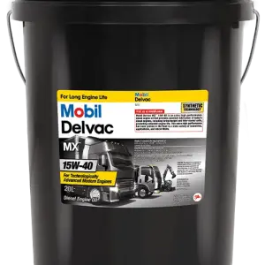 Mobil Delvac MXTM 15W-40 Mineral for Bus & Truck- 20 Liter