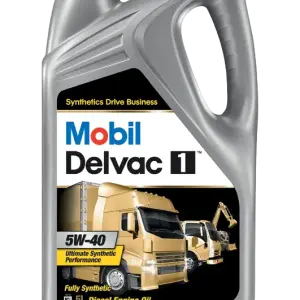 Mobil Delvac 1TM 5W-40 Full-Synthetic for Bus & Truck- 5 Liter