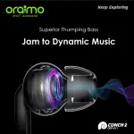 Oraimo Conch 2 In Ear Wired Headphones | OEP-E11 | Black