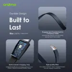 Oraimo Slice Link Pro 10,000mAh Power Bank | OPB-P7101 | 22.5W | Grey