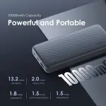 Oraimo Slice Link Pro 10,000mAh Power Bank | OPB-P7101 | 22.5W | Grey
