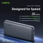 Oraimo Slice Link Pro 10,000mAh Power Bank | OPB-P7101 | 22.5W | Grey