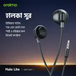 Oraimo Halo Lite 3.5mm Half In Ear Earphone | OEP-320 | Blue