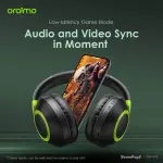 Oraimo MV BoomPop 2|Wireless Headphones Black | OHP-610