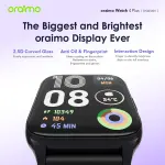 Oraimo Watch 4 Plus 2.01" Smart Watch | OSW-801 | Black