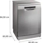 BOSCH Series 4 free-standing dishwasher 60 cm Brushed steel anti-fingerprint | SMS4ECI26M