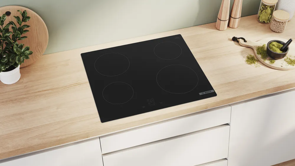 BOSCH Electric Hob-60 cm Electric Cooker | PKE611BA2E | BLACK