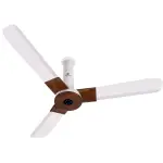 Atomberg Studio+ 48"" 35 Watt BLDC motor Energy Saving Anti-Dust Speed Indicator Light Ceiling Fan with Remote Control ( White Teakwood)