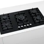 BOSCH Series 6 gas hob 90 cm Tempered glass| PPQ9B6O90M | BLACK