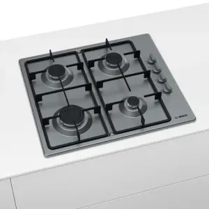 BOSCH hob 4 Gas Burner | PBP6C5B62M | 60 cm