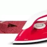 Havells Glace Dry Iron Non Stick Coated (Ruby & White) | 750 W