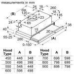 BOSCH Series 2 telescopic cooker hood | DFT63CA50Q