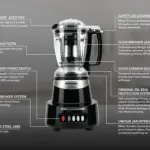 Panasonic Mixer Grinder | MX-AV425 | Charcoal Black