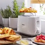 Philips Pop-up Toaster White 830-Watt 2-Slice | HD2582/00