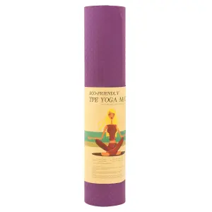 Eco Friendly Yoga Mat 8mm - Purple