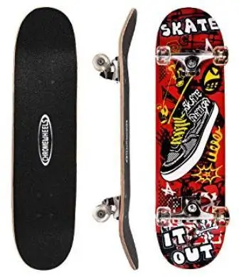 Skate Board - Medium - Multi-Color - Skate With Style On The Medium-Sized Skate Board - Featuring A Vibrant Multi-Color Design