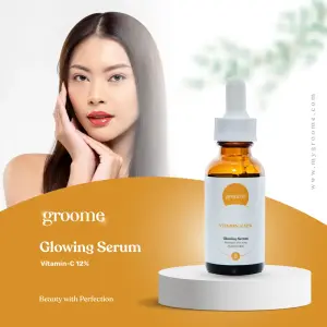 Groome Vitamin-C 12% Glowing Serum- 30ml