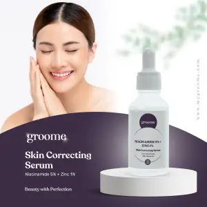 Groome Niacinamide 5% + Zinc 1% Skin Correcting Serum- 30ml