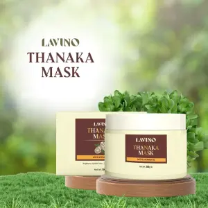 Lavino Thanaka Mask With Vitami- E (50gm)