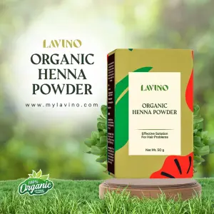 Lavino Organic Henna Powder- 50gm