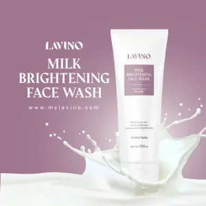 Lavino Milk Brightening Face Wash- 100ml