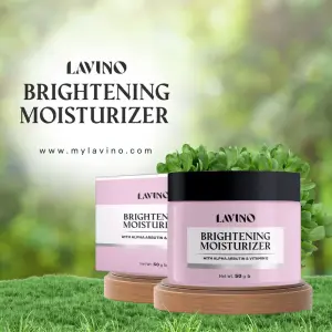 Lavino Brightening Moisturizer- with Alpha Arbutin & Vitamin E- 50gm