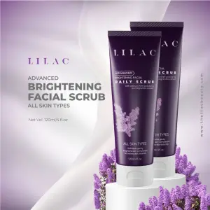 Lilac Advanced Brightening Daily Scrub All Skin Types- 120ml