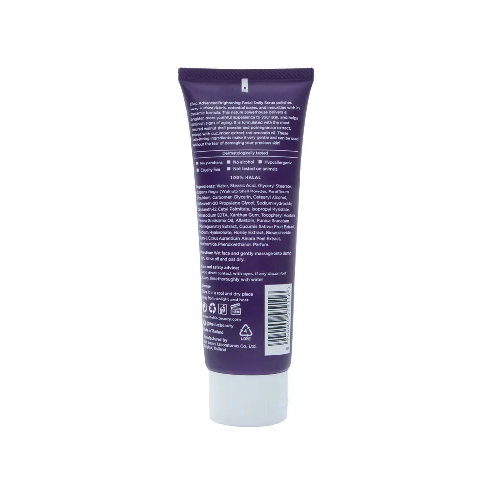 Lilac Advanced Brightening Daily Scrub All Skin Types- 120ml