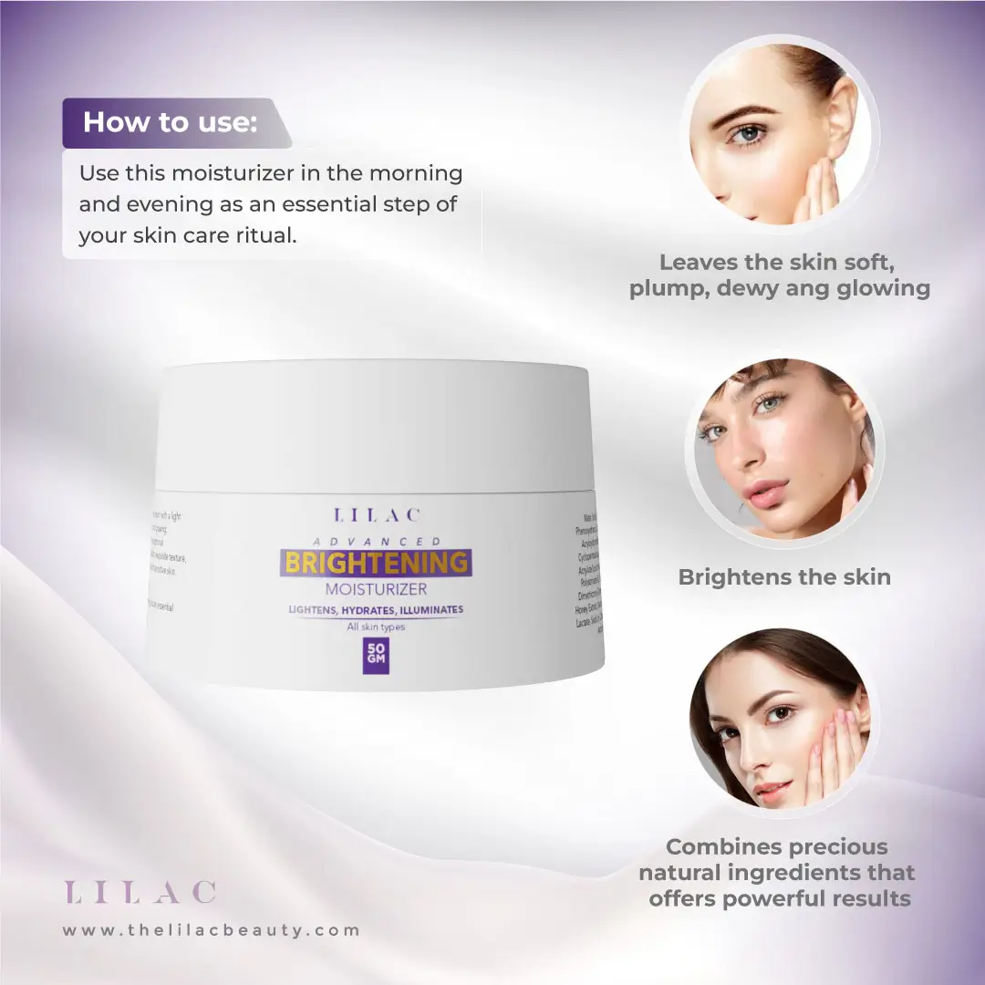 Lilac Advanced Brightening Moisturizer All Skin Types- 50gm
