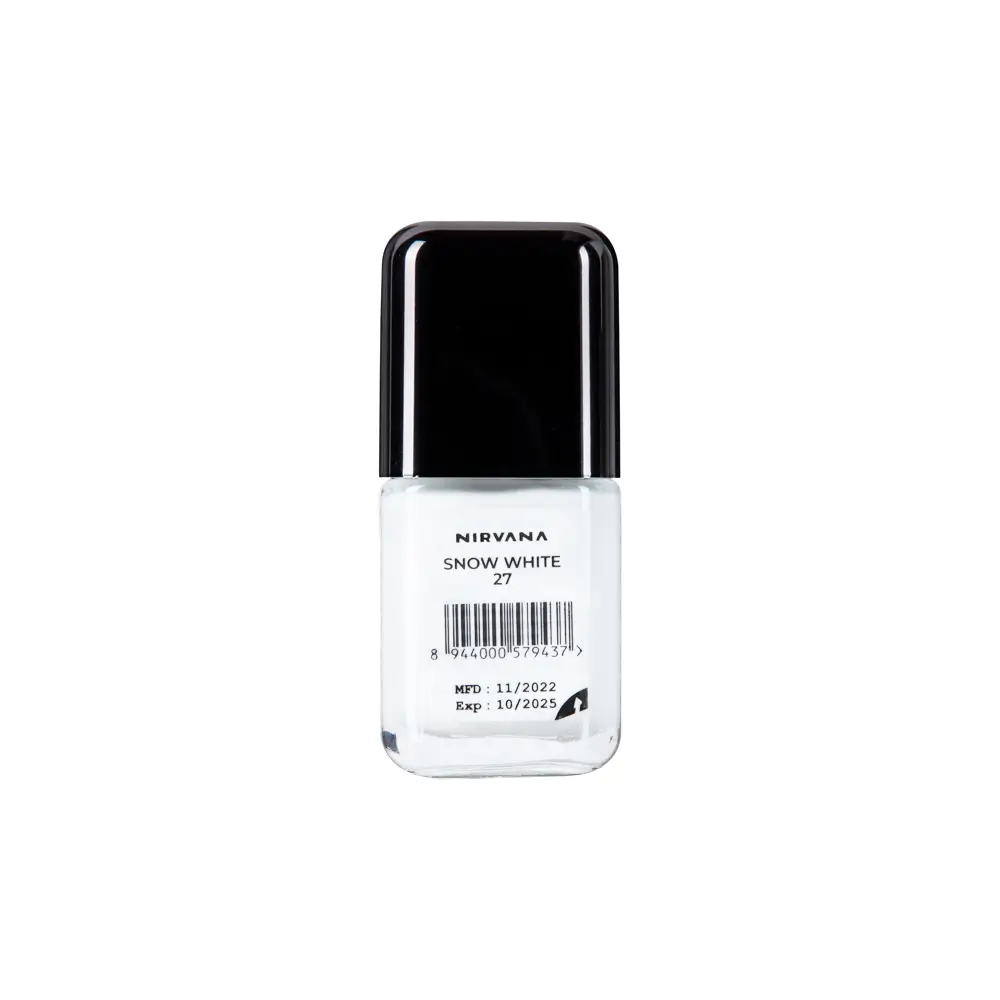 Nirvana Color Nail Enamel- Snow White 27 (8ml)