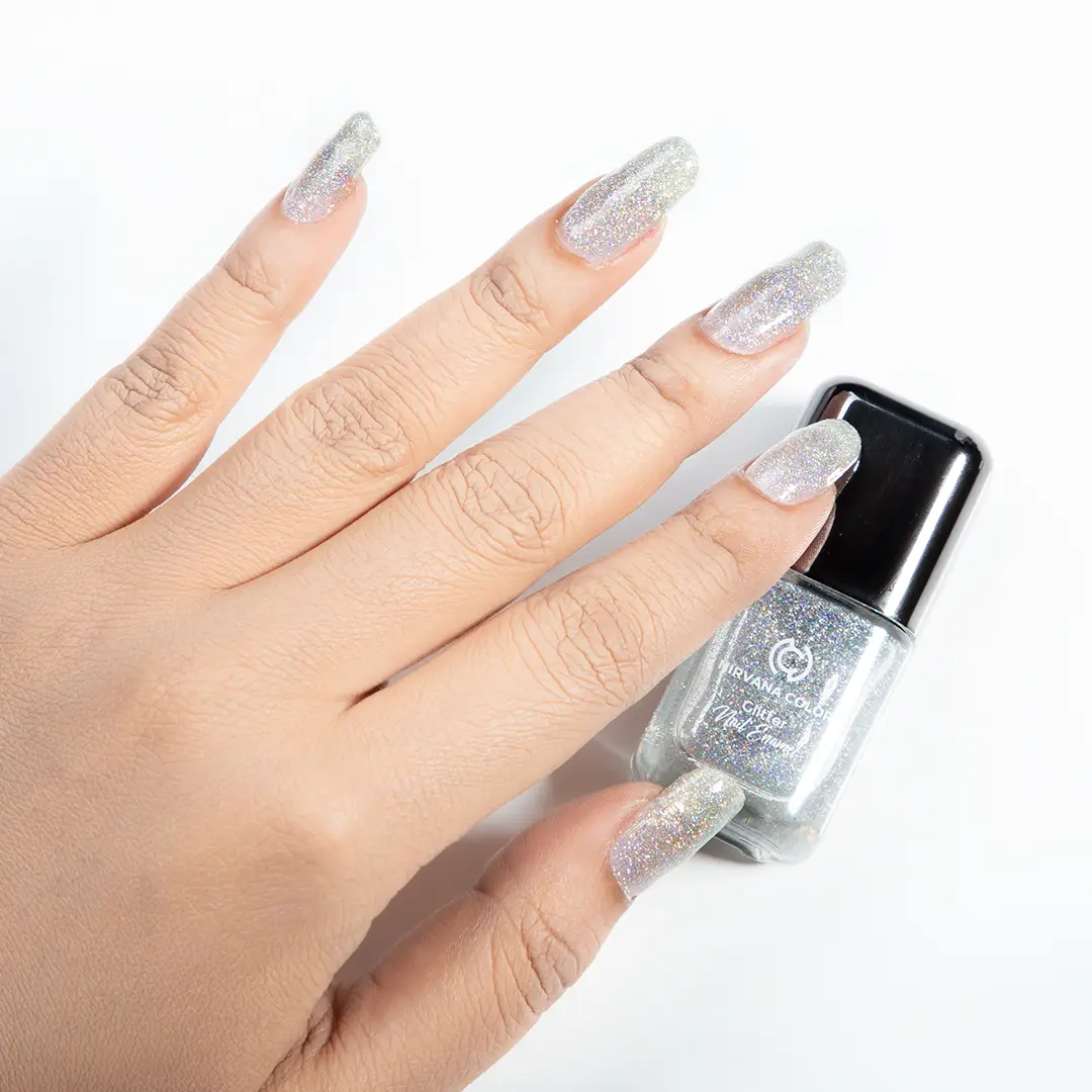 Nirvana Color Glitter Nail Enamel- Focus On 23 (8ml)