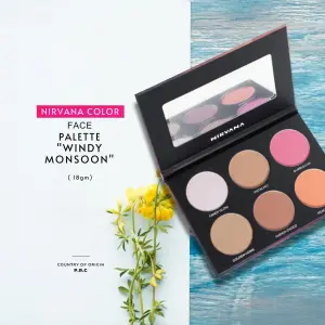 Nirvana Color Face Palette- Windy Monsoon (18gm)