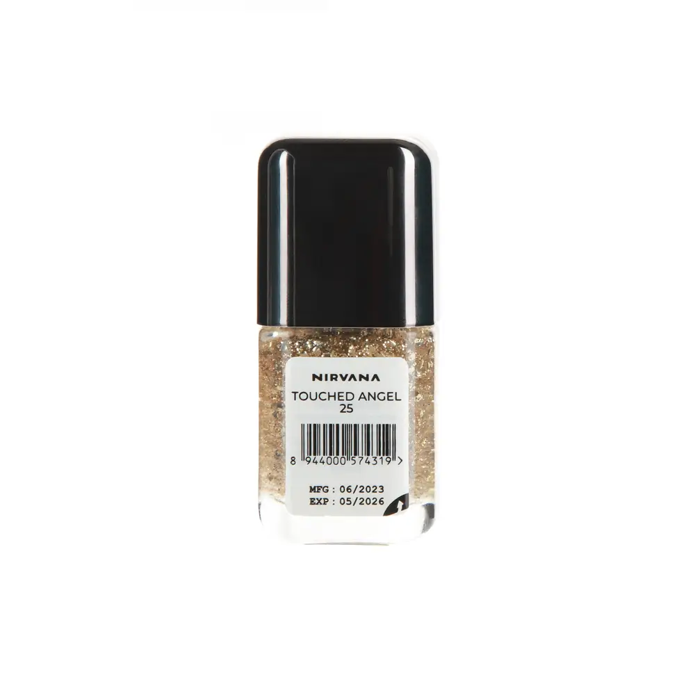 Nirvana Color Glitter Nail Enamel- Touched Angel 25 (8ml)