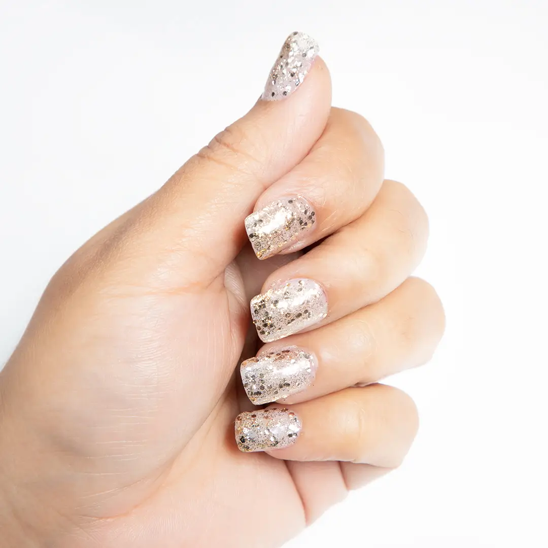 Nirvana Color Glitter Nail Enamel- Touched Angel 25 (8ml)