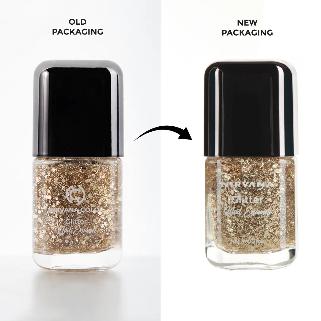Nirvana Color Glitter Nail Enamel- Touched Angel 25 (8ml)