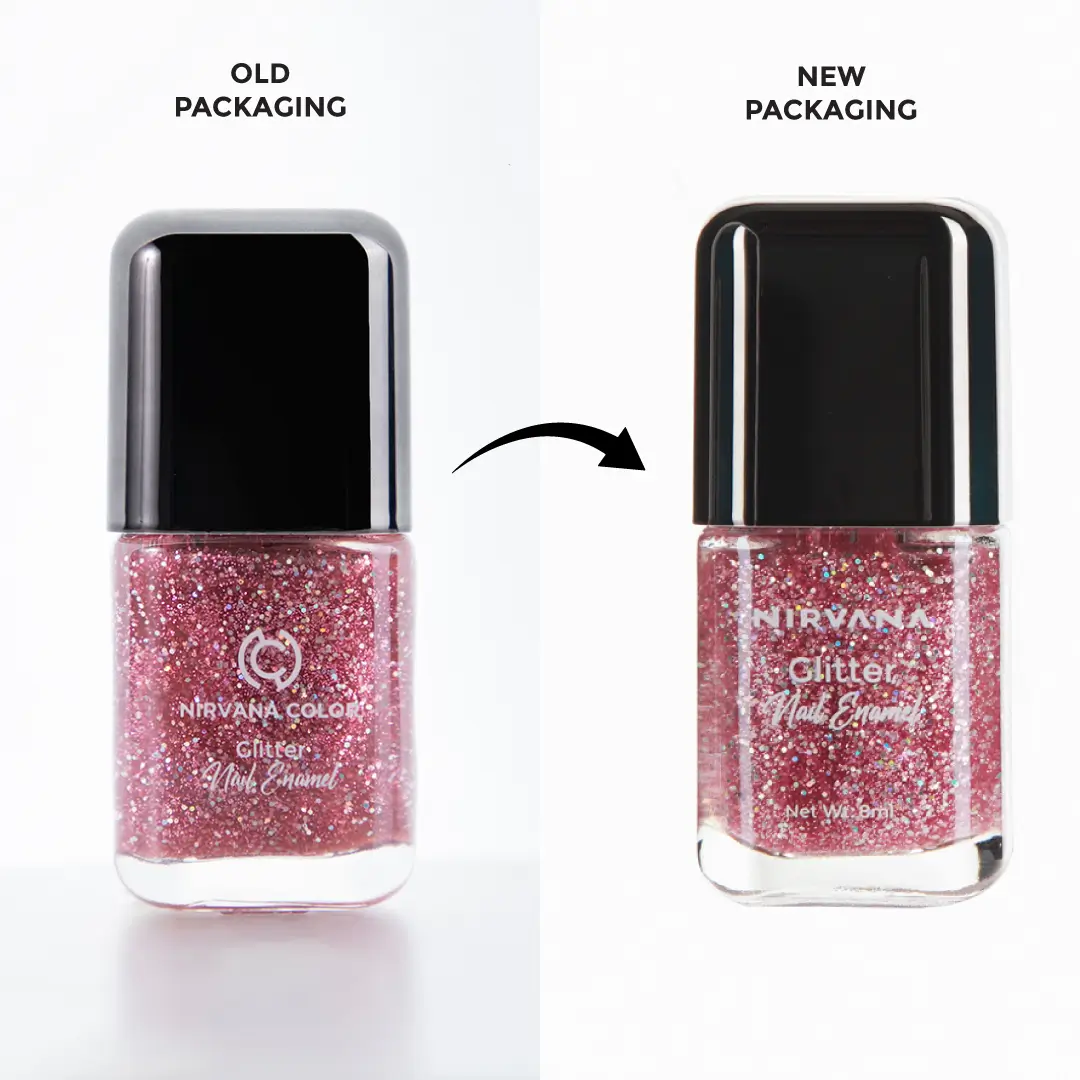 Nirvana Color Glitter Nail Enamel- Precious Love 19 (8ml)