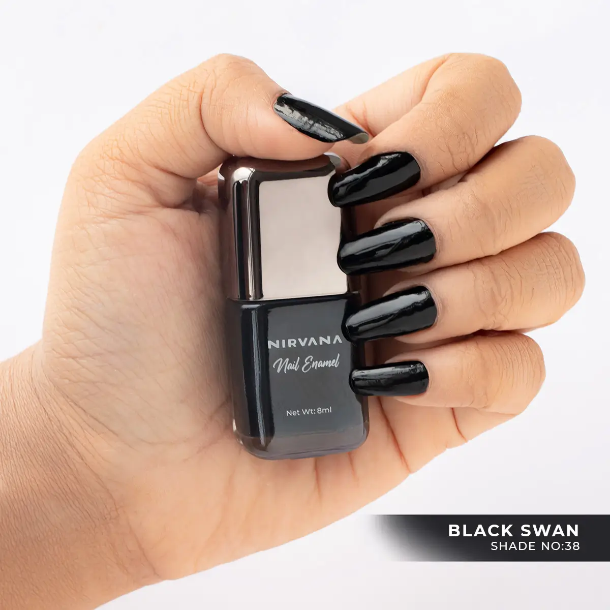 Nirvana Color Nail Enamel- Black Swan 38 (8ml)