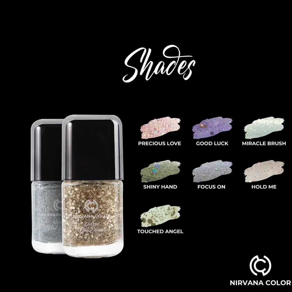 Nirvana Color Glitter Nail Enamel- Shiny Hand 22 (8ml)